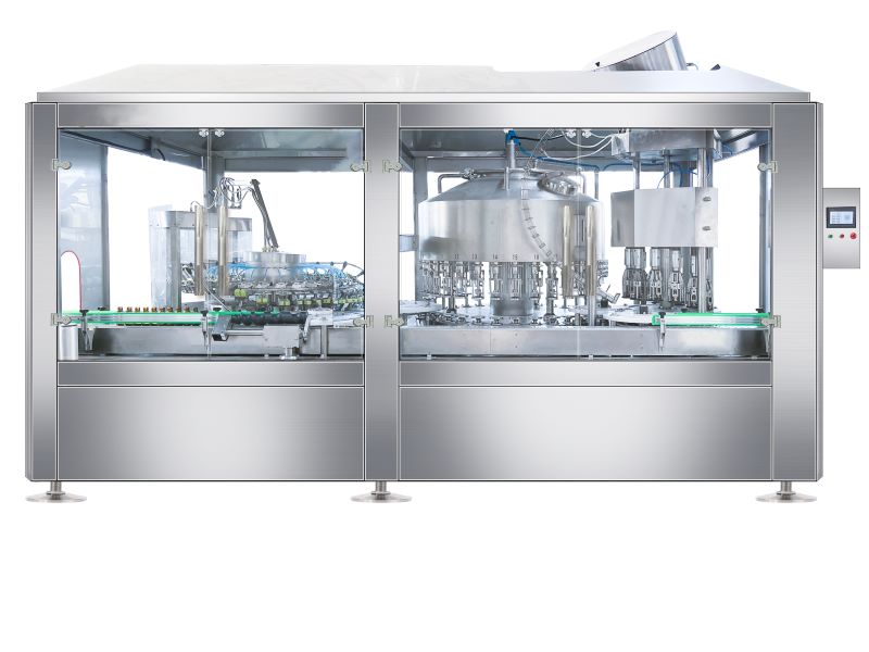 Automatic spirit bottling machine filling