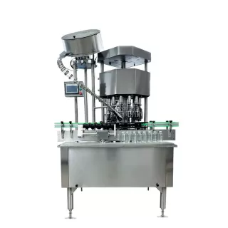 Automatic Aluminum Glass Bottle Cover Capping Machine