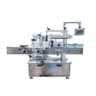 Semi-automatic round bottle labeling machine